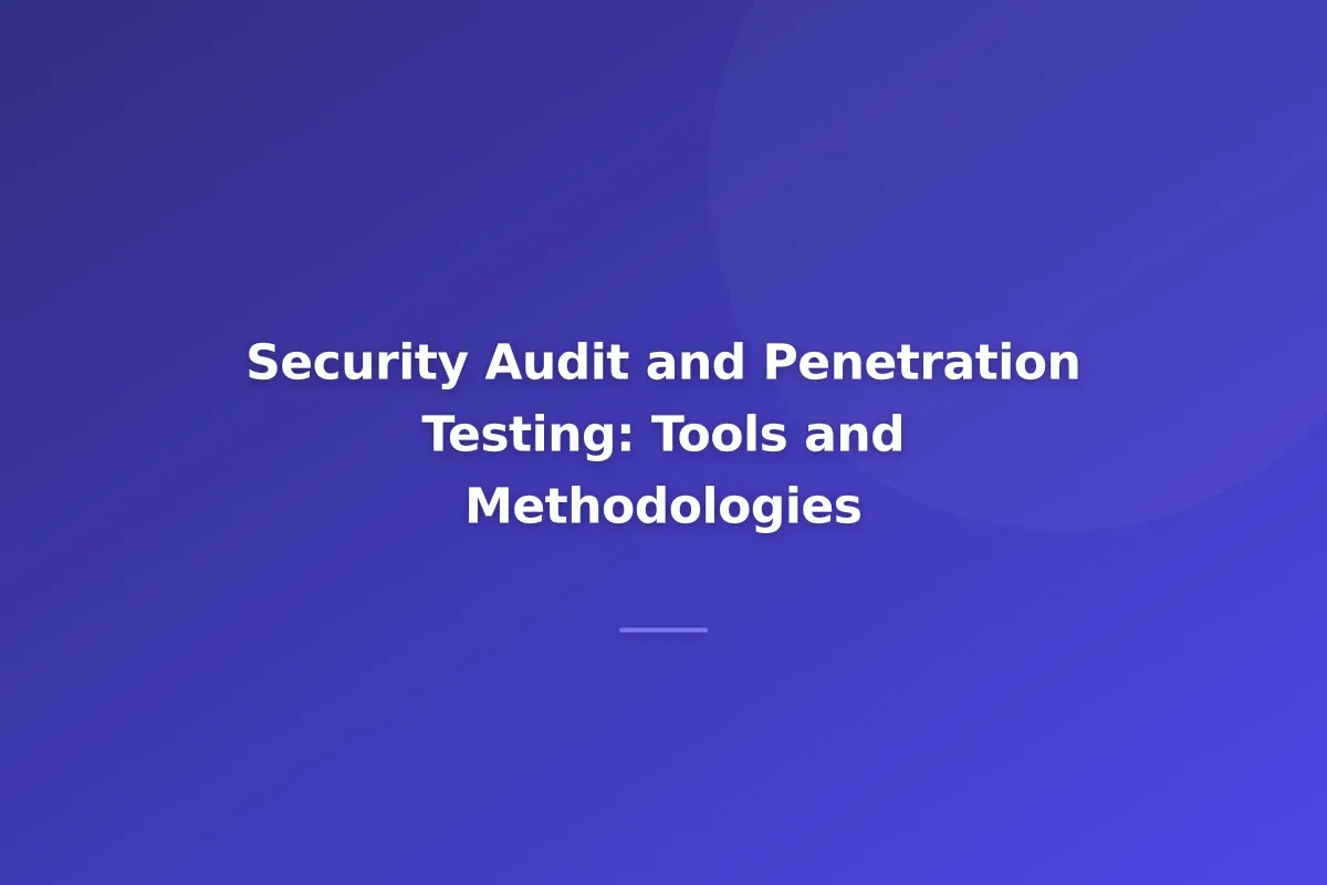 Security Audit and Penetration Testing: Tools and Methodologies